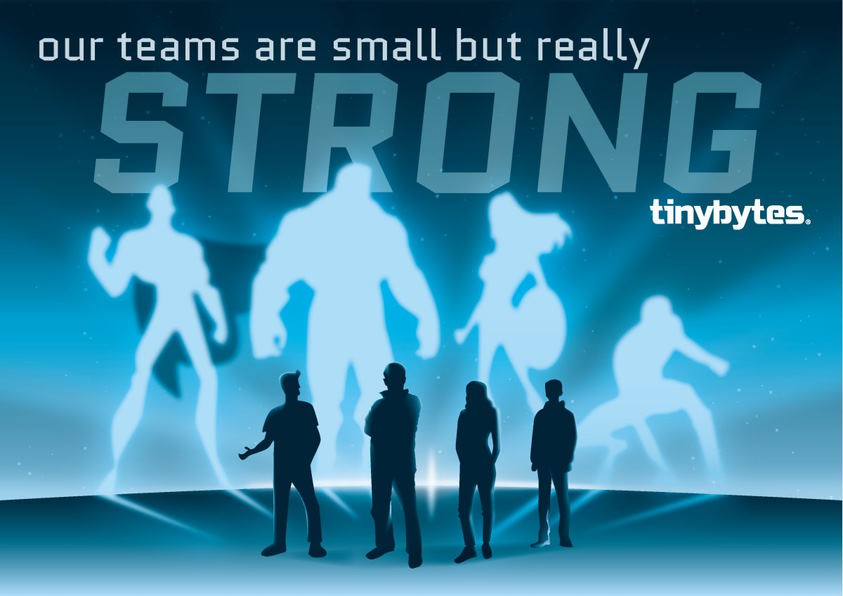 tinybytes our teams are small but really strong